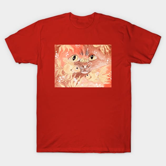 Kitten - Fantasy 01 T-Shirt by Maltez